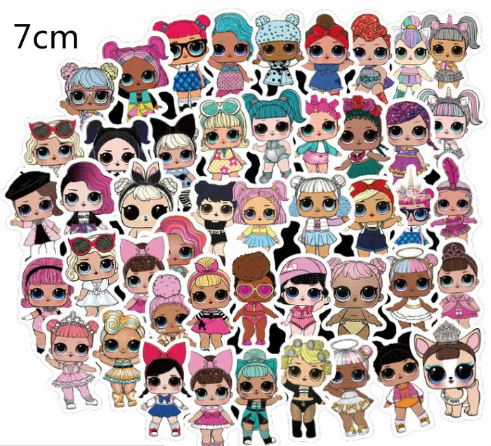 L.O.L. Сюрприз! Наклейки для детей, девочек, мальчиков, разные объемные ...