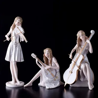 

European Style Music Beauty Decoration Home Bedroom Living Room Office Birthday Gift