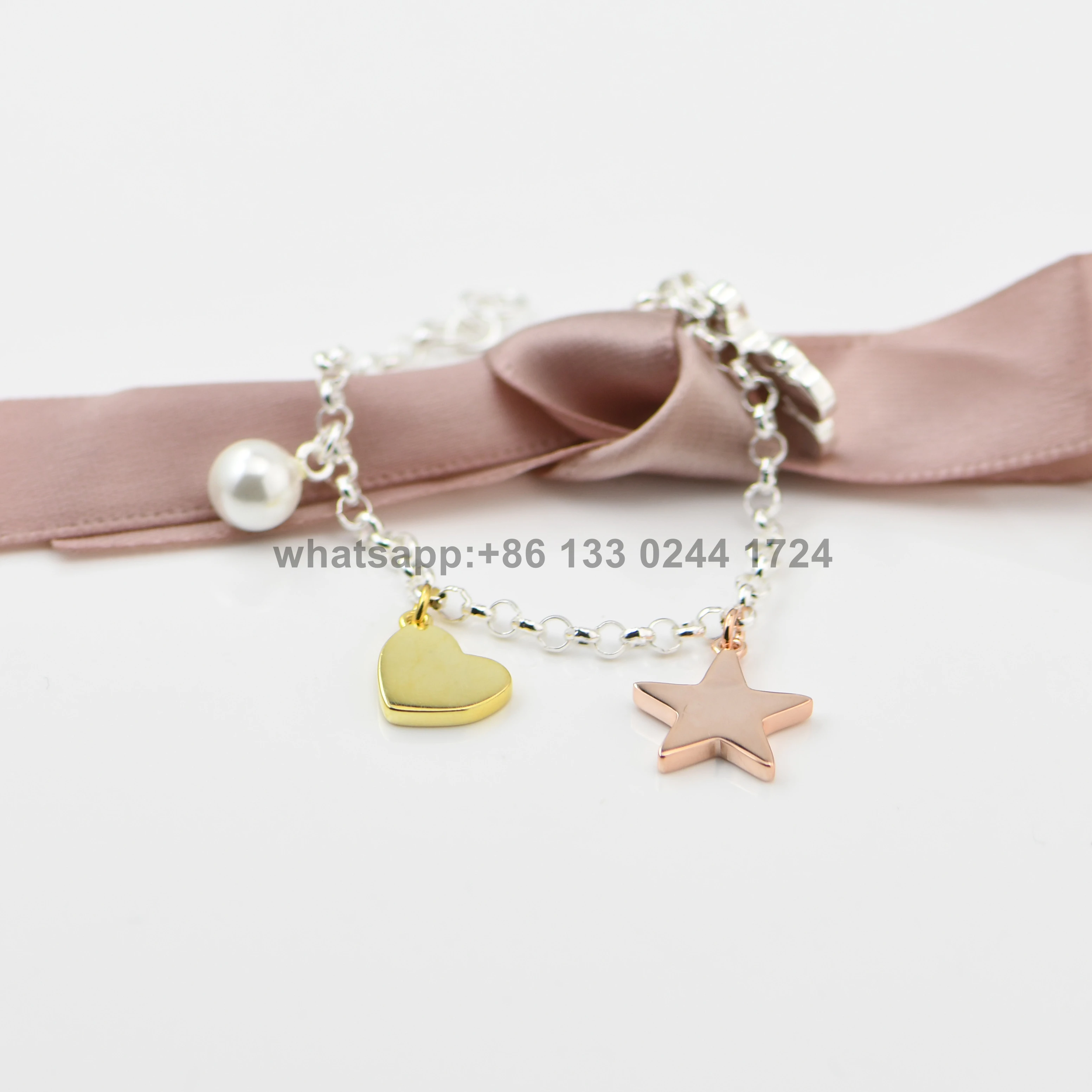 

Модные модные ювелирные изделия из стерлингового серебра 925 пробы в испанском стиле, серебряные куклы 17,5 см, розовые серебряные жемчужины, Ф...