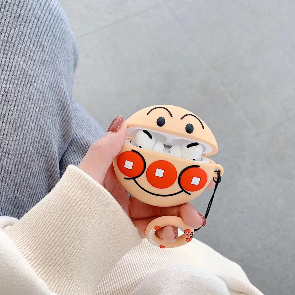 3D чехол для наушников для Airpods Pro Чехол Силиконовый Медведь Кролик поросенок Мультяшные наушники/Earpods чехол для Apple Air pods Pro 3 чехол кошка