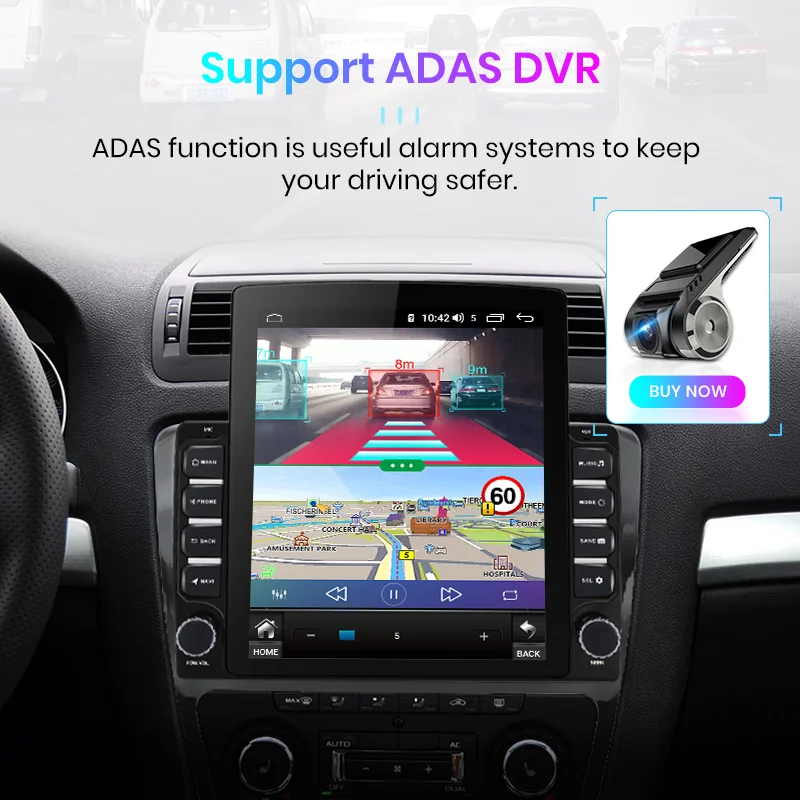 Автомобильный мультимедийный плеер Junsun V2 PRO 2 din + 32 ГБ Android 8 1 DSP для SKODA Octavia 2008