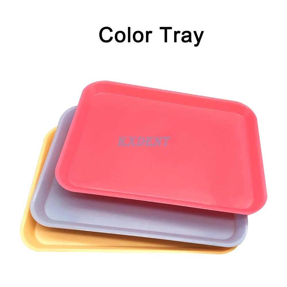 

1 Pcs Dental Plain Plastic Trays Flat Instrument Tray Dental Tools Materials Autoclave Dentistry Clinic Supplies