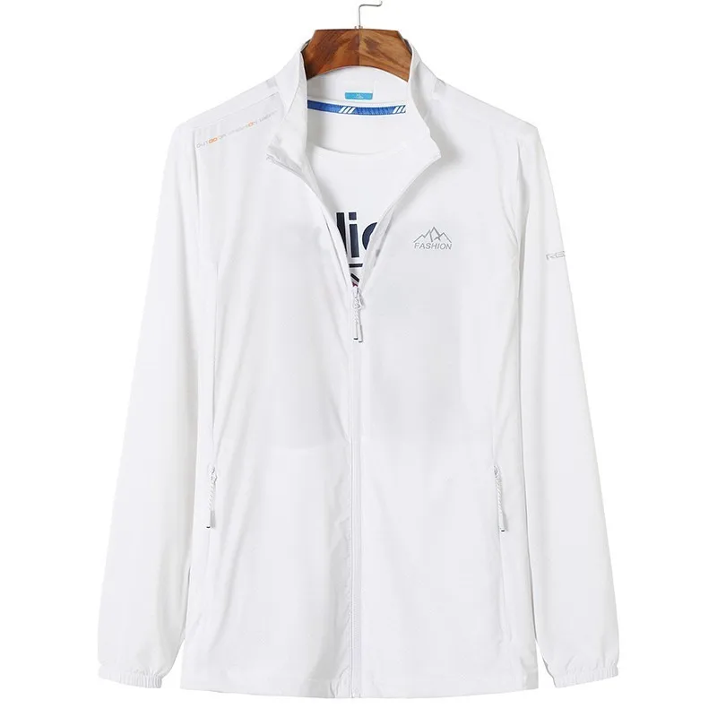 

plus size 8XL 7XL 6XL 5XL Men's Brand Quick Dry Skin Coat Sunscreen Waterproof thin Army Outwear Ultra-Light Windbreake Jacket