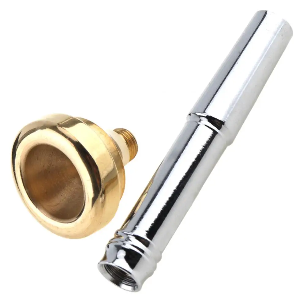 5pcs/set Trumpet Mouthpiece Set 3C 2C 2B 3B with Gold Plating 7# Heads and 4 Cups for | Спорт и развлечения