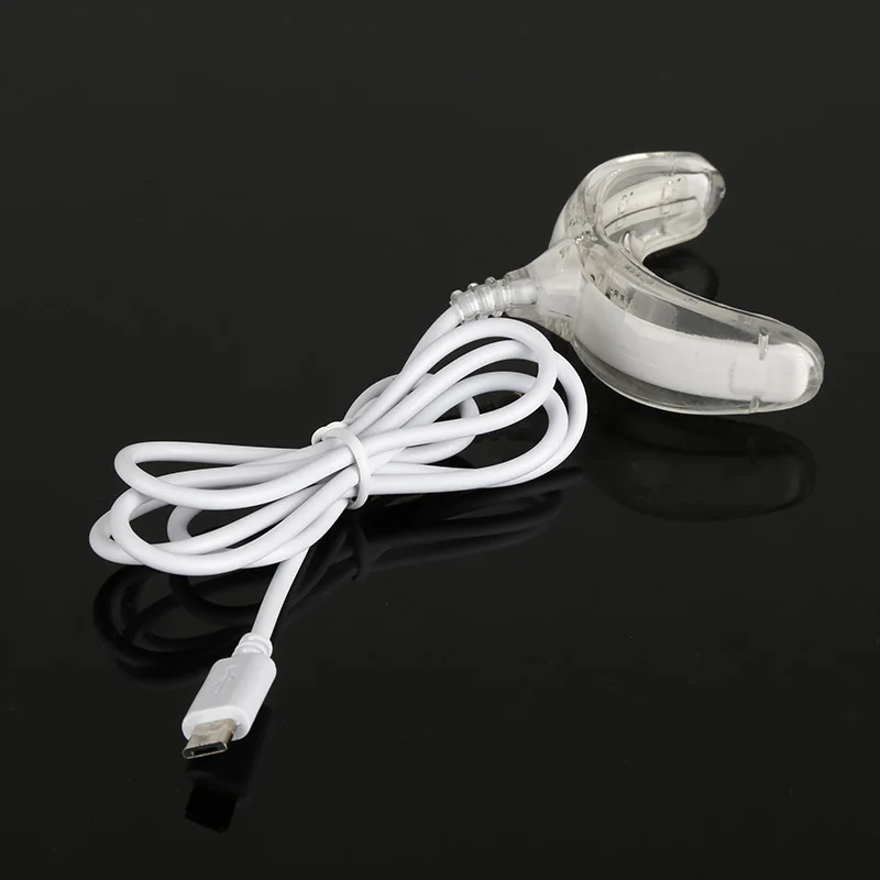 Светильник для отбеливания зубов Angel Smile 4 USB зарядка 16 светодиодов синий