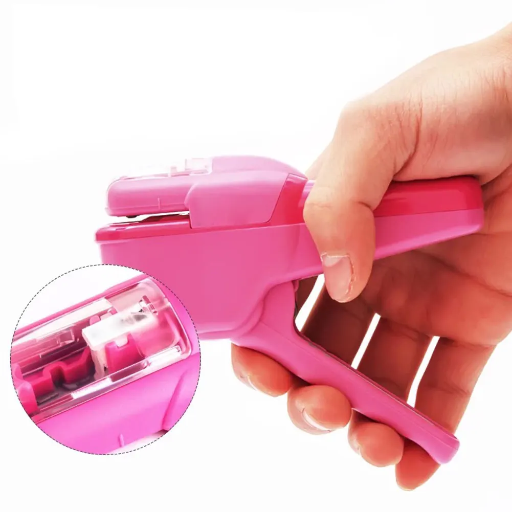 Creative Hot Mini Stapler Safe Staple Free Stapler Office Paper binding Stapleless Stapler Without Staple Office Student