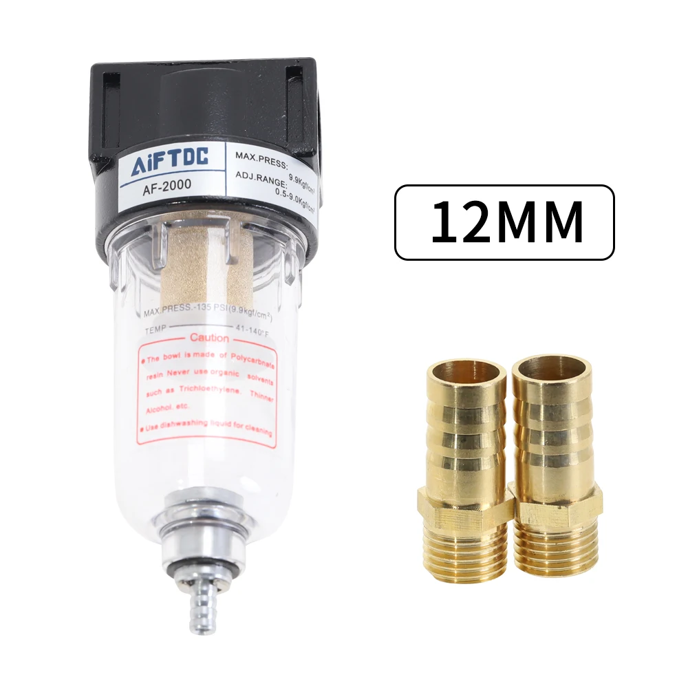 

AF2000 Пневматические детали Воздушный фильтр Аксессуар Источник очистки для отделения воды на масле компрессора