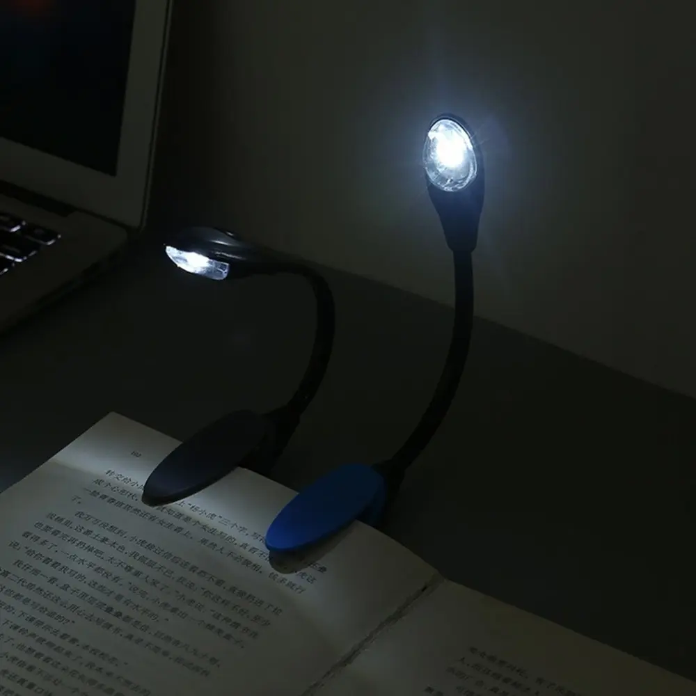 

Led Book Light Mini Clip-On Flexible Bright LED Lamp Light Book Reading Lamp For Travel Bedroom Book Reader Christmas Gifts