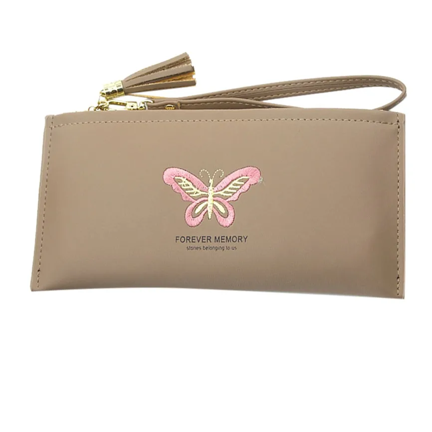 Женский короткий кошелек в стиле ретро на молнии простой модный