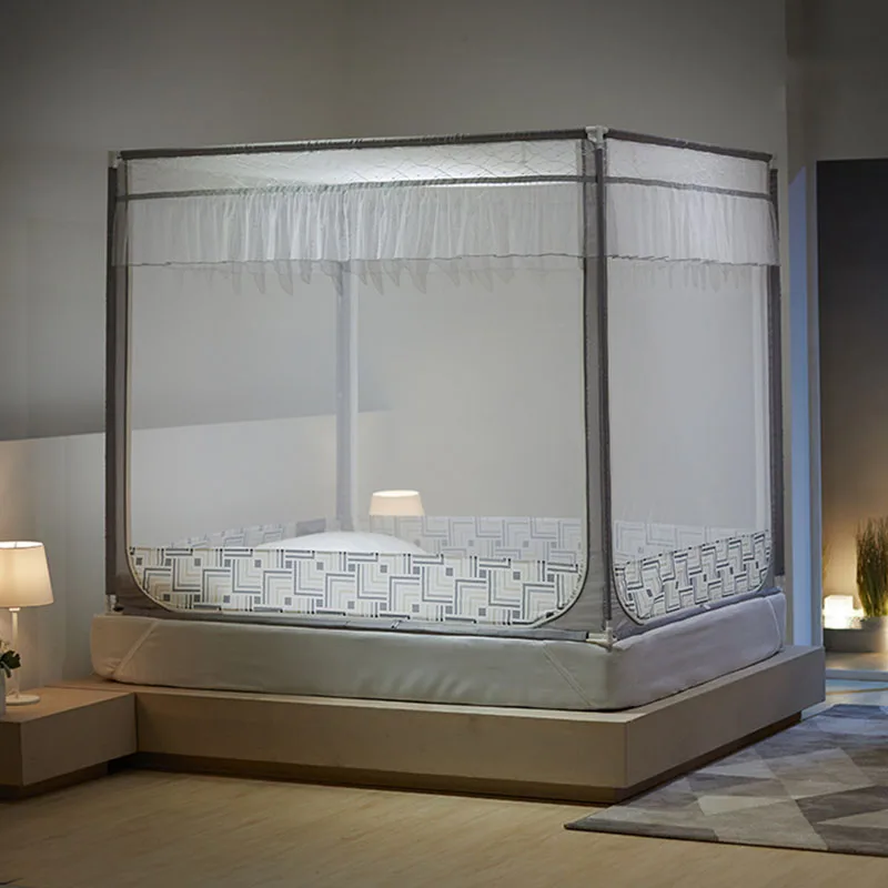 Billig Anti-herbst Kinder Jurte Moskito Netze Haushalt 1,2 Meter Bett Prinzessin Vorhänge Mückenschutz Zelt Sommer Bett Baldachin