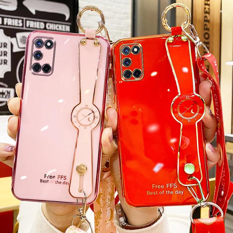 

Чехол для oppo a92 a52 с ремешком