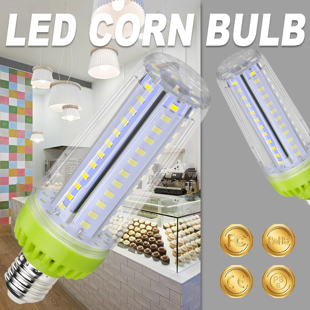 

LED Corn Lamp Led 110V Spot Light E27 Chandelier Bulb E14 Candle Light 10W 15W 20W Bombillas Led Indoor Lighting Halogen Ampoule