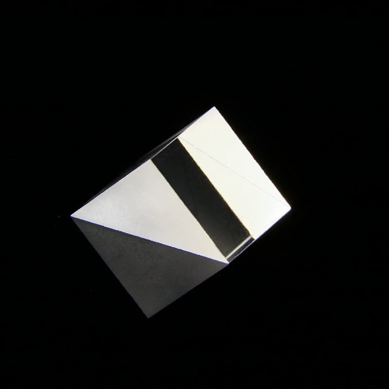 

Optical clear triangular glass lens prism Dielectric coated for science experiments teaching light spectrum physics