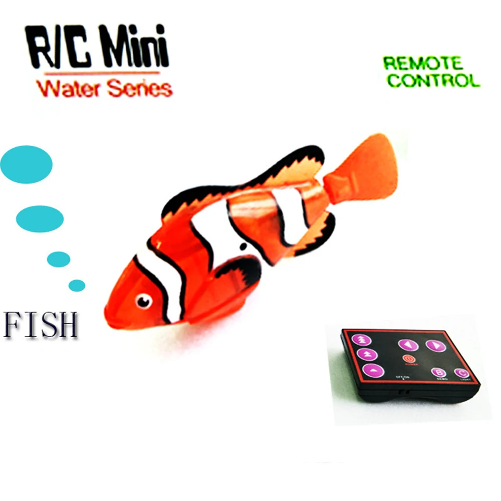 Remote Control Simulation Fish Toys Underwater Submarine Toy Ocean Bottom Animal Fish Model Puzzle RC Toys for Children