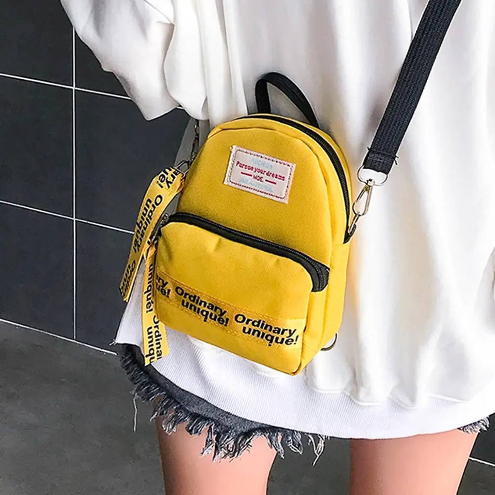 Лаконичная сумка через плечо женская модная простая холщовая Женская мини для