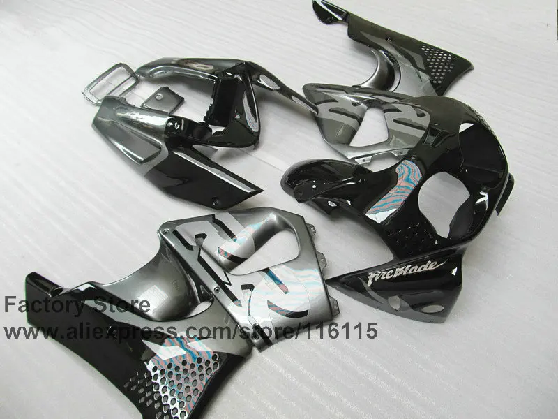 Комплект обтекателей для HONDA CBR 900RR 1992 1993 1994 1995 893RR 92 93 94 95 893 черно серые