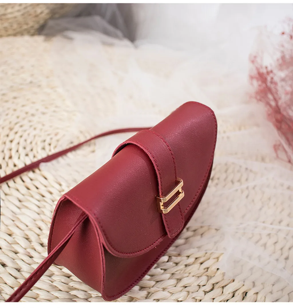 Кожаная сумка из искусственной кожи для женщин 2019 простые сумки мессенджеры