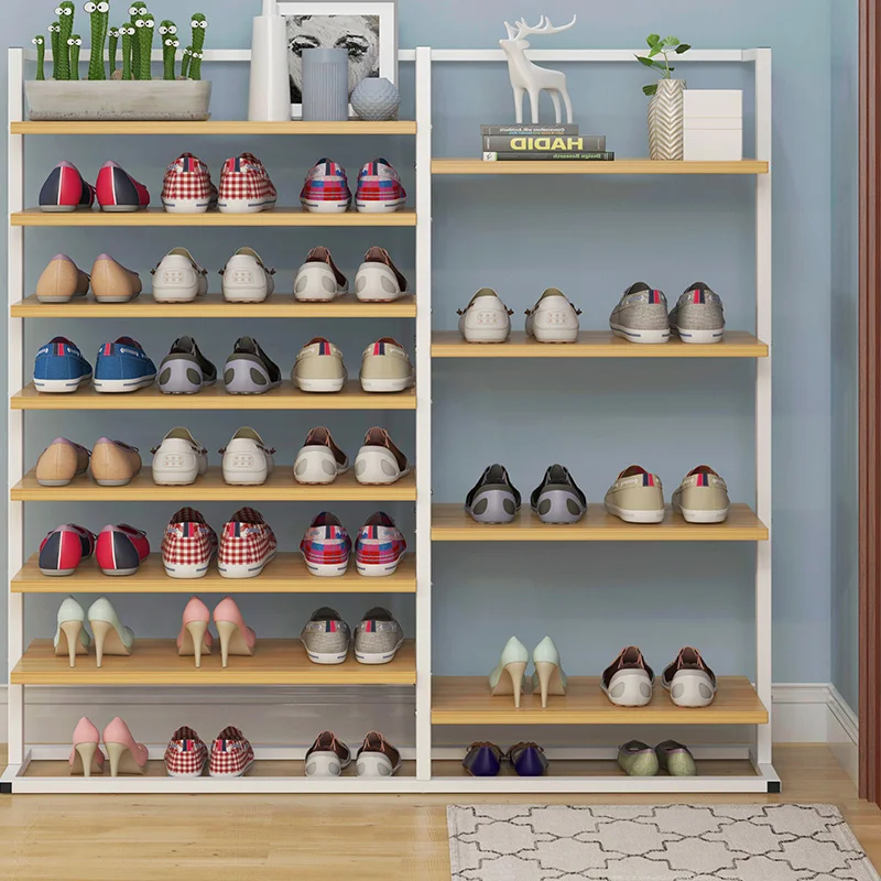 Модная полка для обуви простая домашняя хранения Современная железная