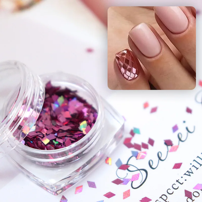 

New 2mm Bottled Mixed Diamond 9-color Nail Art Sequined Nail DIY Nail Art Accessories 3d Charms Nail Rhinestones Nail Art Nails
