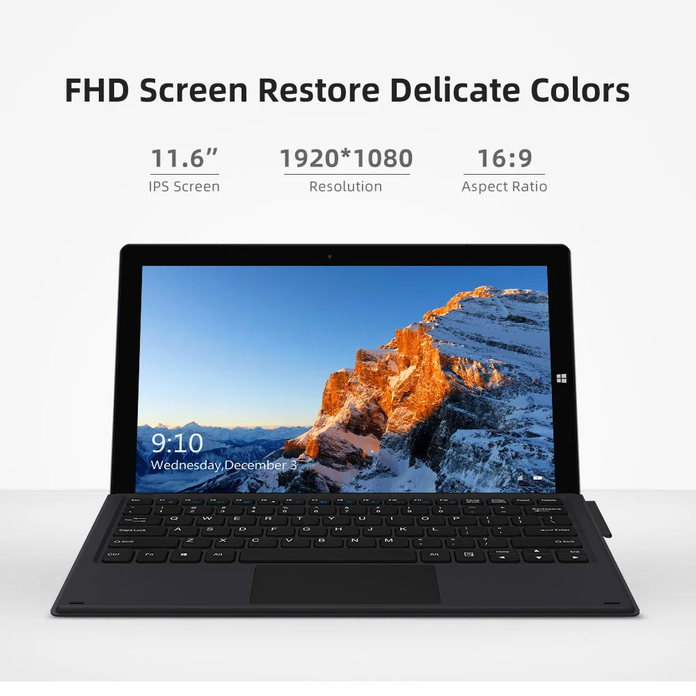 CHUWI UBook 11 6 дюймов IPS Экран планшетный ПК Intel Celeron N4120 4 ядра LPDDR4 8 Гб 256 ГБ хранения SSD