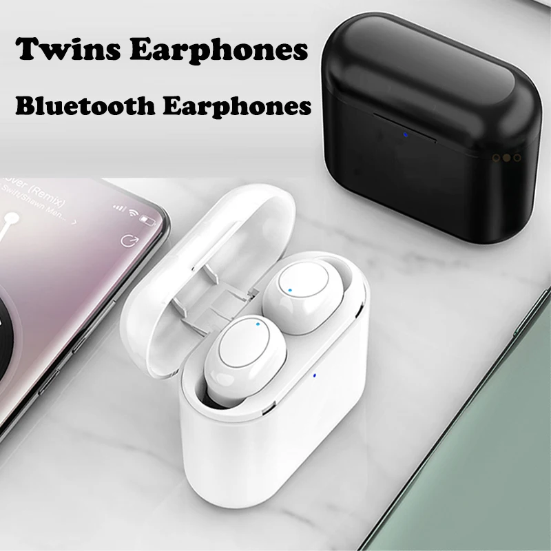 Наушники Bluetooth с зарядным устройством беспроводные TWS наушники игровые для Xiaomi