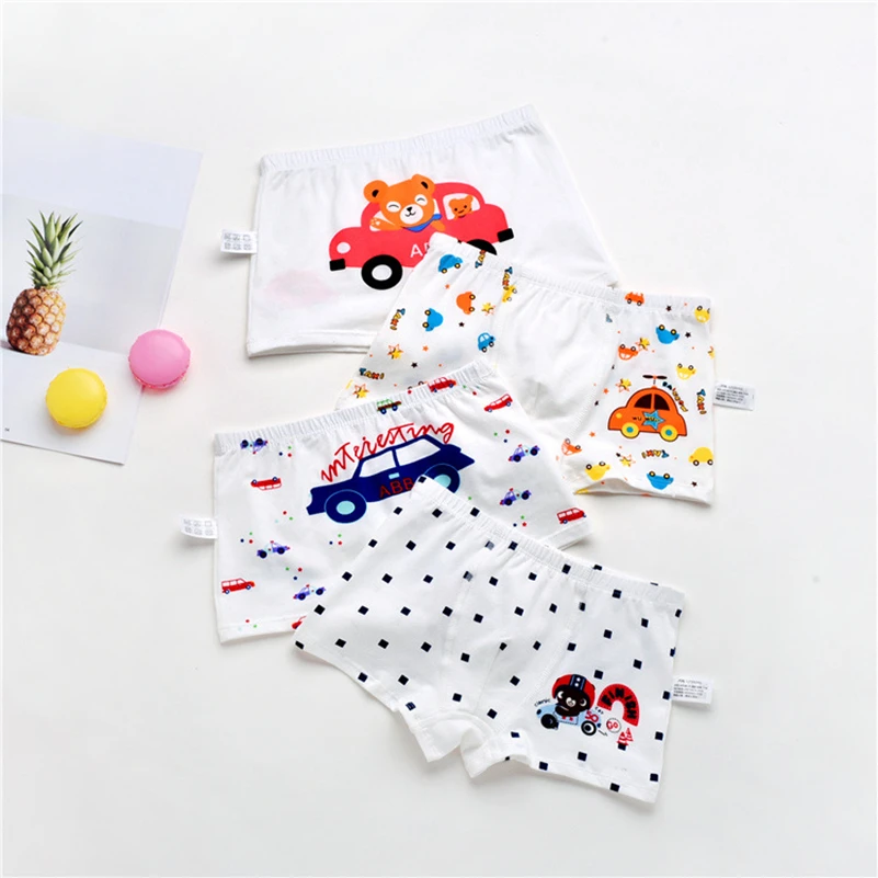 1 шт. трусы боксеры детское нижнее белье из хлопка с рисунком детские шорты для
