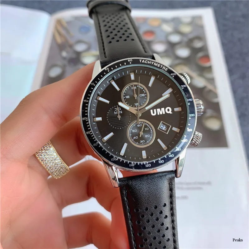 

Men's full-function timing running seconds quartz does not fall, big boss wear boss temperament must have. Time running function