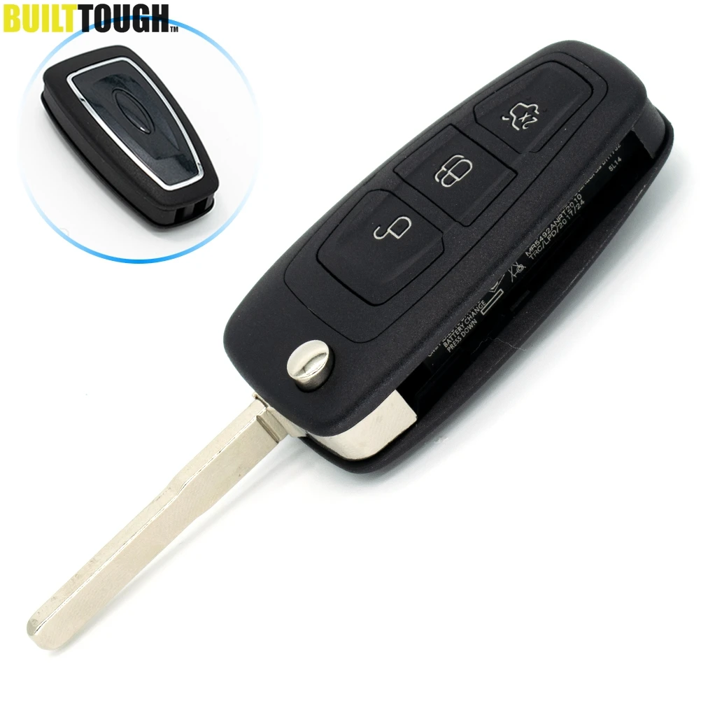 Замена ключа автомобиля с 3 кнопками пульт дистанционного управления чехол для