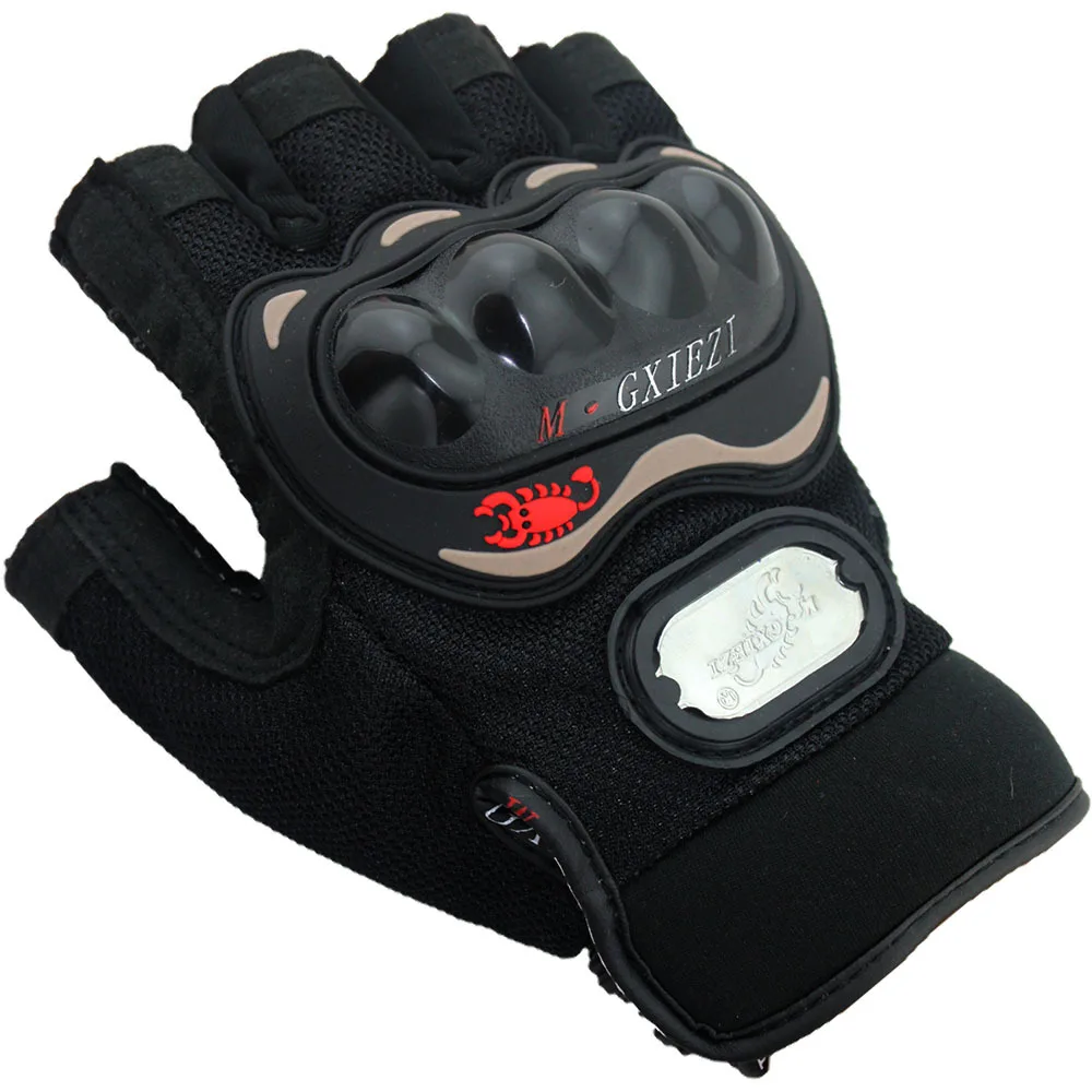 Мужские противоскользящие перчатки в горошек защитные блочные для мотогонок и