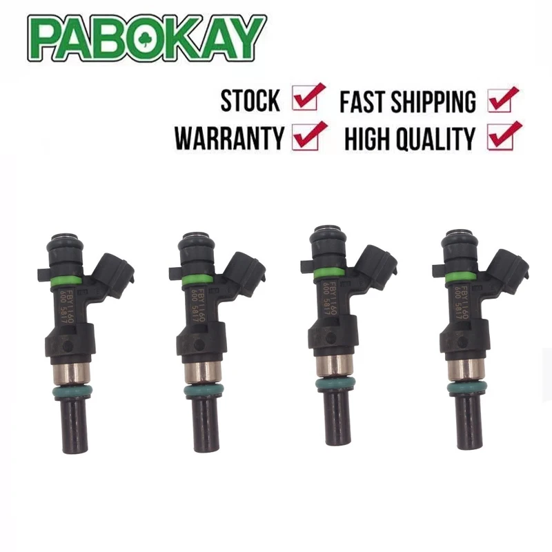 

Set of 4 Fuel Injector Nozzle For Nissan Versa 1.6L FBY1160 16600ED000 800-2111N 16600-ED000