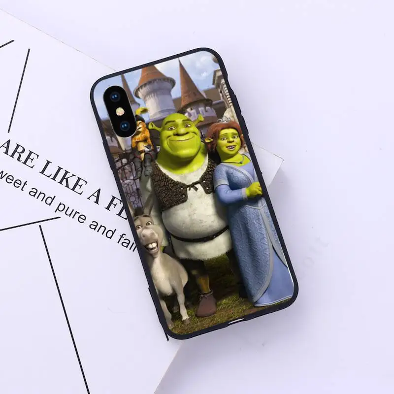 

Shrek cute funny cartoon luxury high quality Phone Case shell for iPhone 11 12 pro XS MAX 8 7 6 6S Plus X 5S SE 2020 XR
