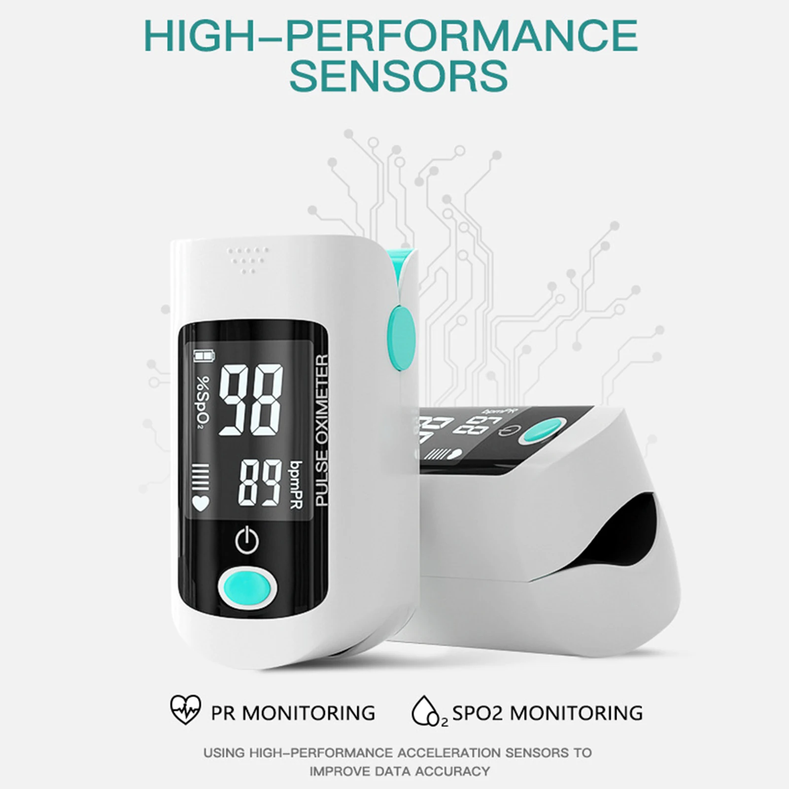 10pcs Fingertip Pulse Oximeter Blood Oxygen Saturation SpO2 & PR Monitor 8S Quick Measure,Pulse Rate Measurement Meter