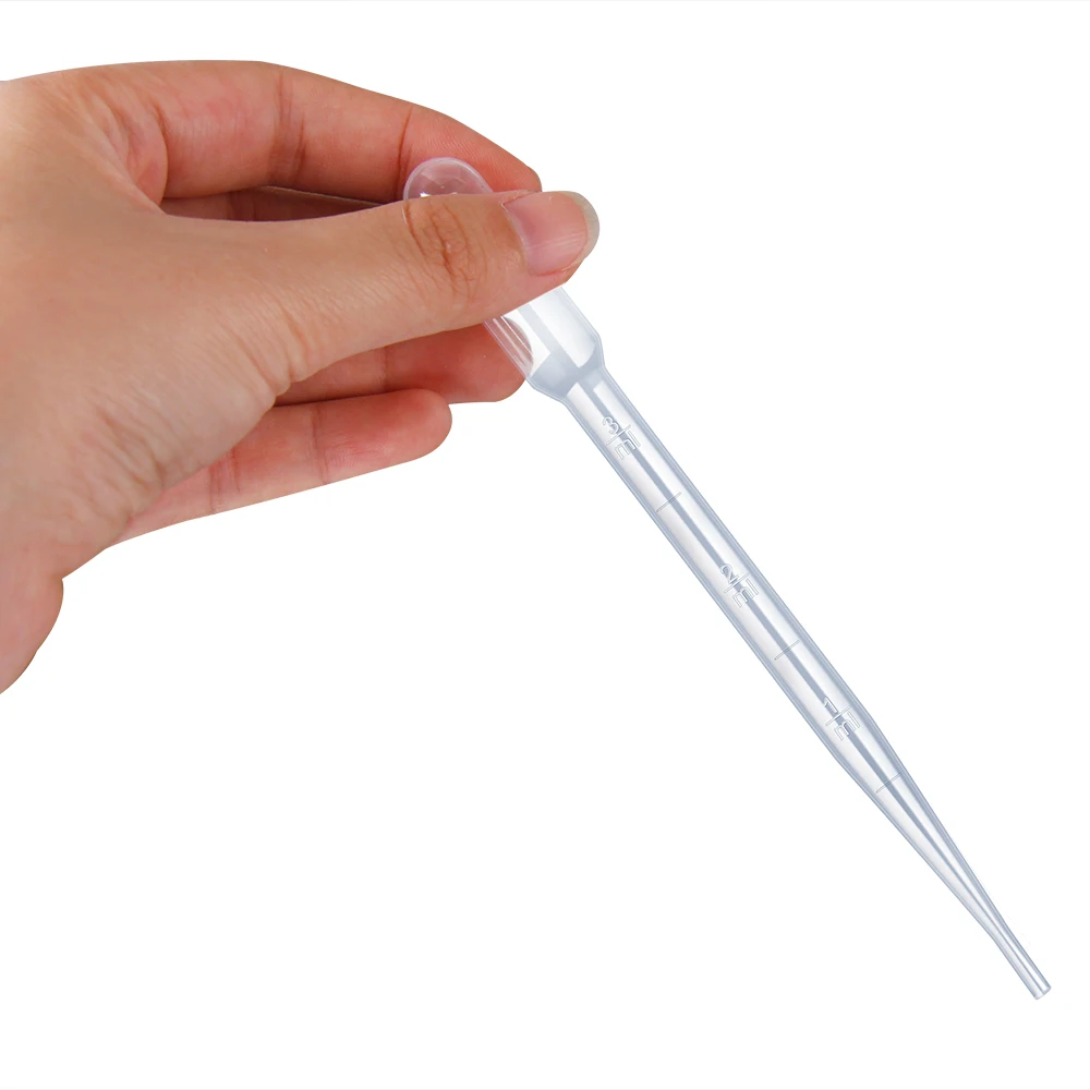 100 шт. 3 мл прозрачные пипетки одноразовые безопасные пластиковые капельки для