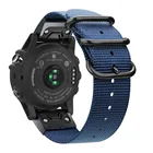 Ремешок для часов Quick easy Fit ремешок для часов Garmin Fenix 5X 5 5S PlusFenix 33 HR935 945 смарт-браслет в полоску нейлон 26 22 20 мм