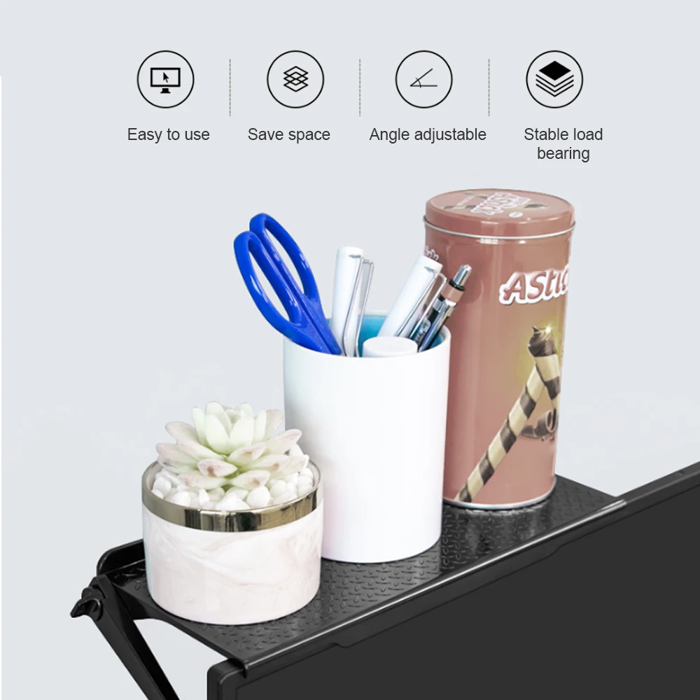 Регулируемая полка для телевизора Верхняя Полка хранения держатель монитора