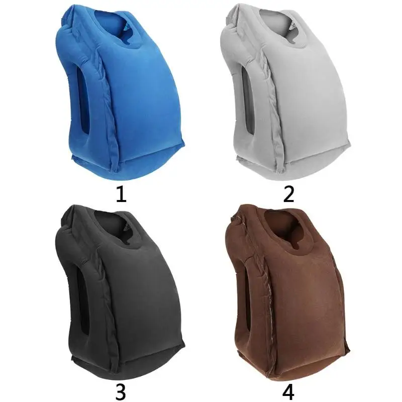 Надувная подушка для путешествий и офиса надувная мягкая портативная