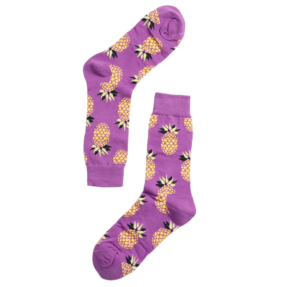 Модные дышащие носки с фруктовым принтом животными весна лето хлопковые