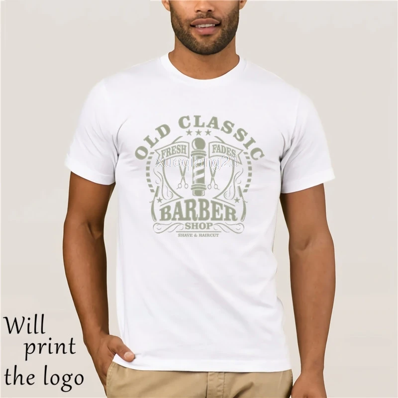 Barbero tienda винтажный de afeitar cuchillo dtg мужской t camisa regalo camisetas camiseta хип-хоп Футболка nueva