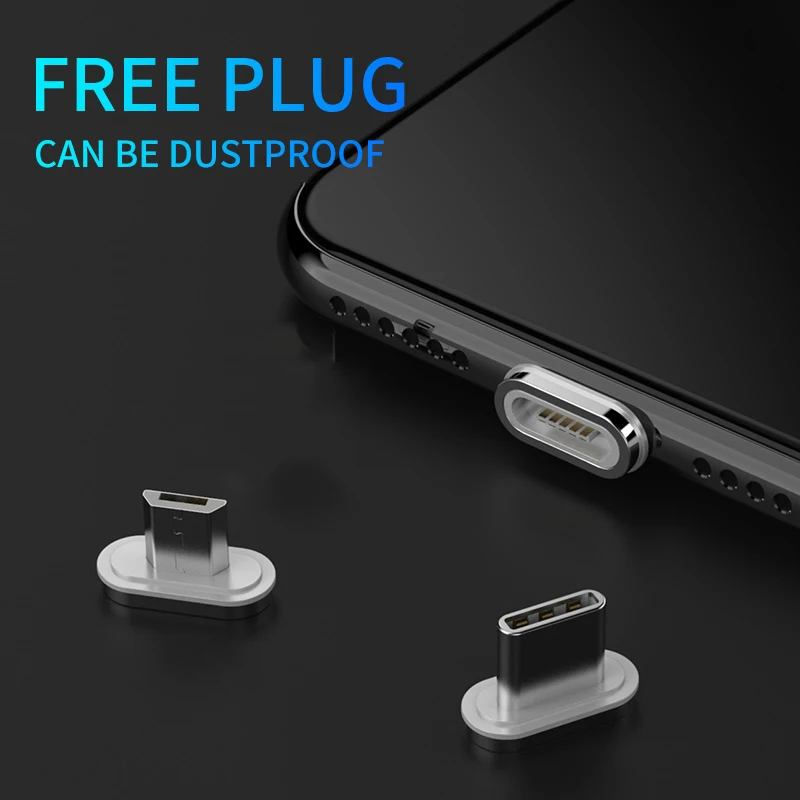 Магнитный кабель Micro USB для IPhone Samsung Type C зарядный адаптер зарядного устройства