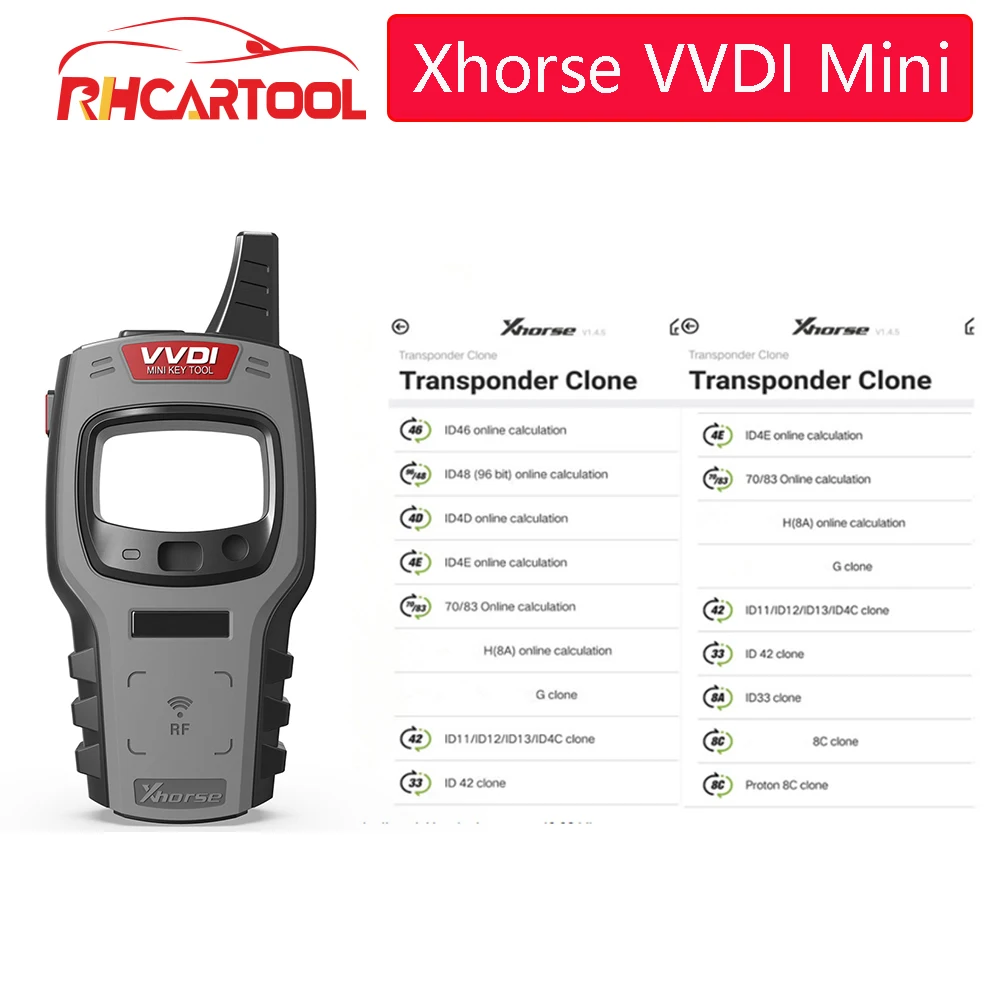 Xhorse VVDI мини ключ инструмент глобальная версия(ЕС/США/Юго-Восточная Азия) удаленный ключ программист Поддержка IOS и Android