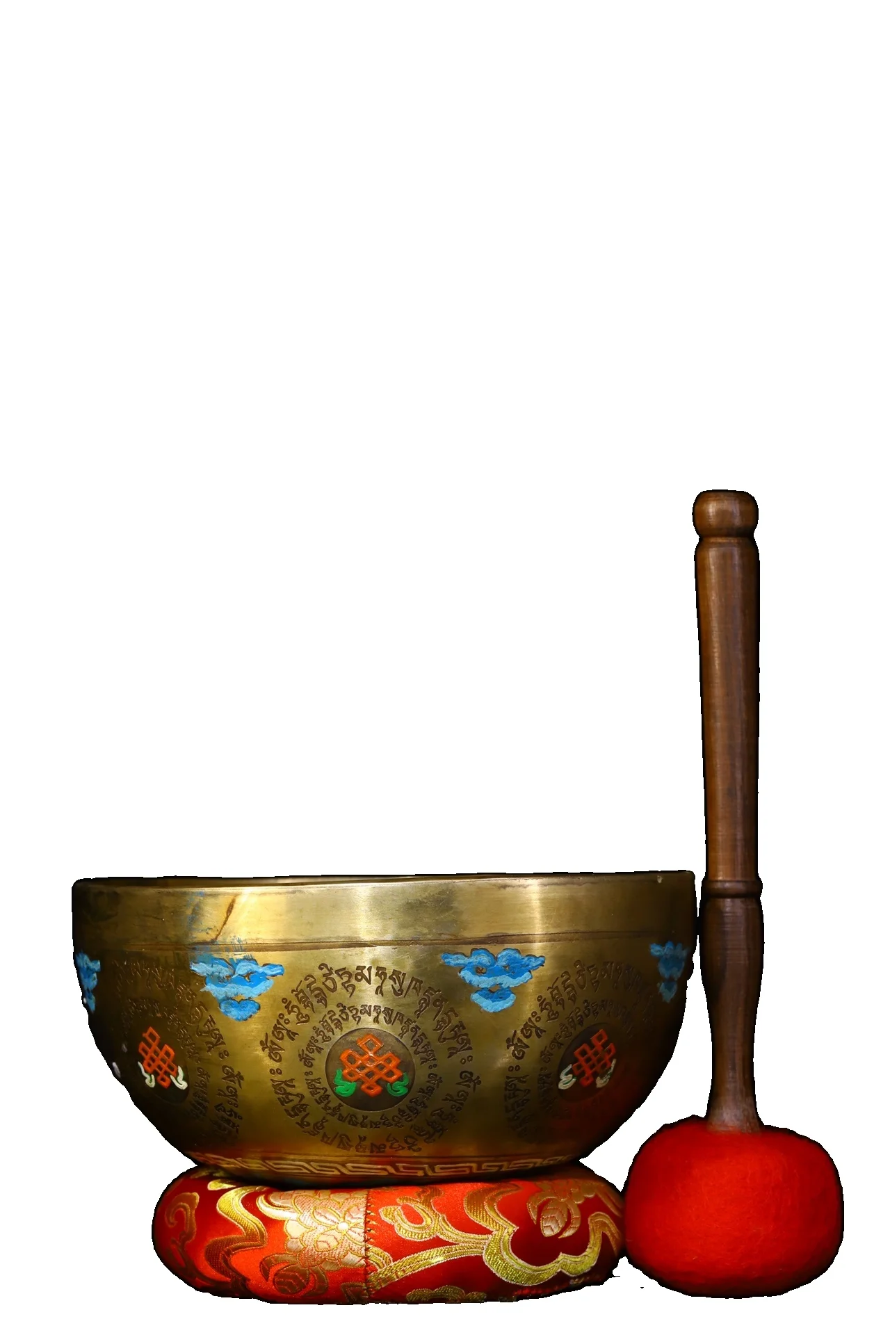 

Laojunlu бронзовая чаша с ручной гравировкой и бурином с окрашенной бронзовой чашей Buddha'S Sound, Античная коллекция шедевров