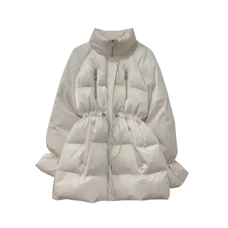 

Down Jackets Female Long A Word Skirt Style Coats Women New Slim Winter Soild Fashion Warm Down Hepburn Style Parkas W295