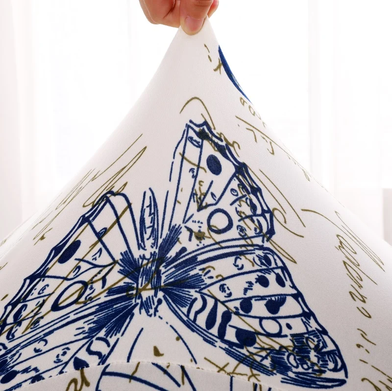 Красивая бабочка печать чехол для кресла спандекс Чехол Съемный Анти-грязный