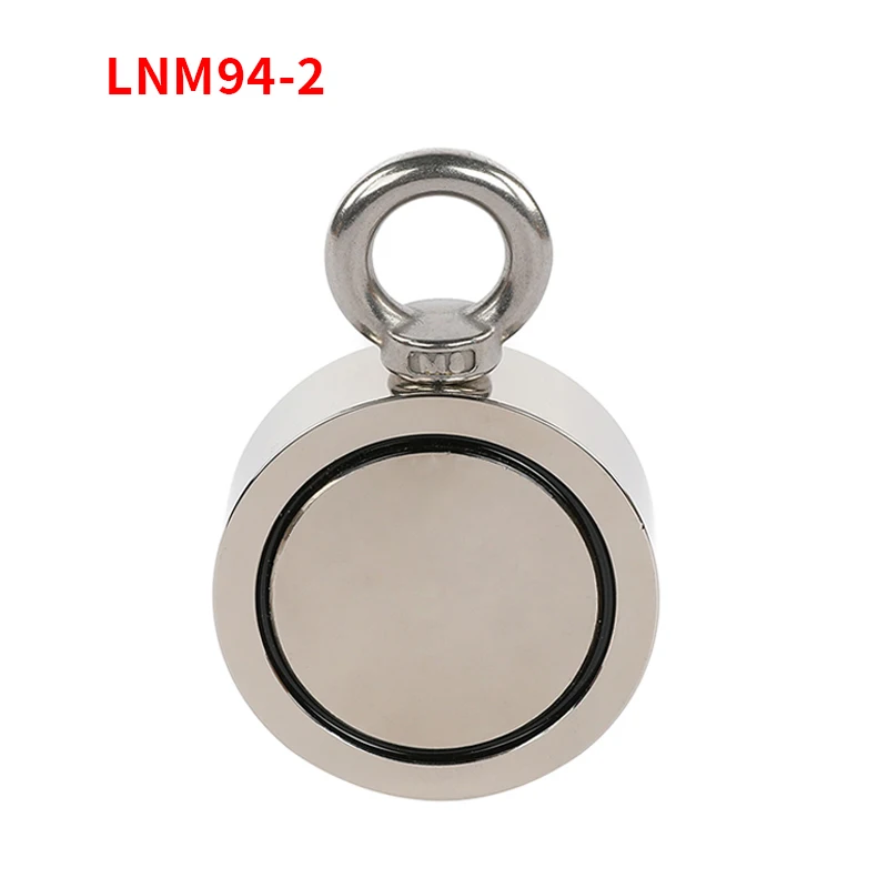 

Strong Neodymium Magnet Double Side Search Magnet Hook Super Power Salvage Fishing Magnetic D48-D94MM Max 300kg Cup Holder