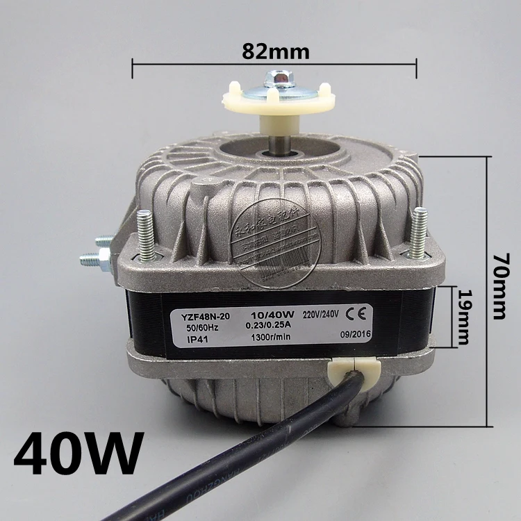 

Refrigerator freezer cooling fan motor fresh cabinet a la carte cabinet condenser motor cover pole asynchronous fan motor