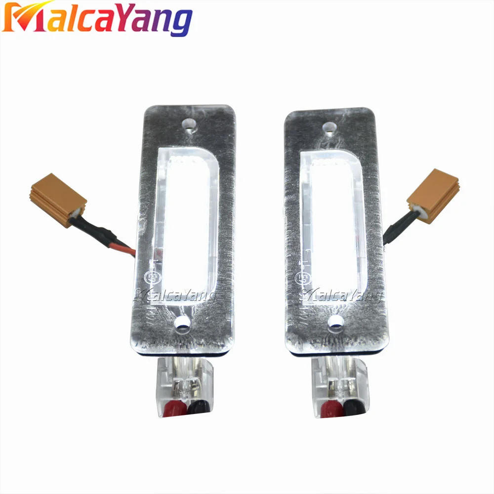 Белые светодиодные фонари номерного знака 2 шт. подходят для BMW 5-Series E34 M5 518i 520i 525i