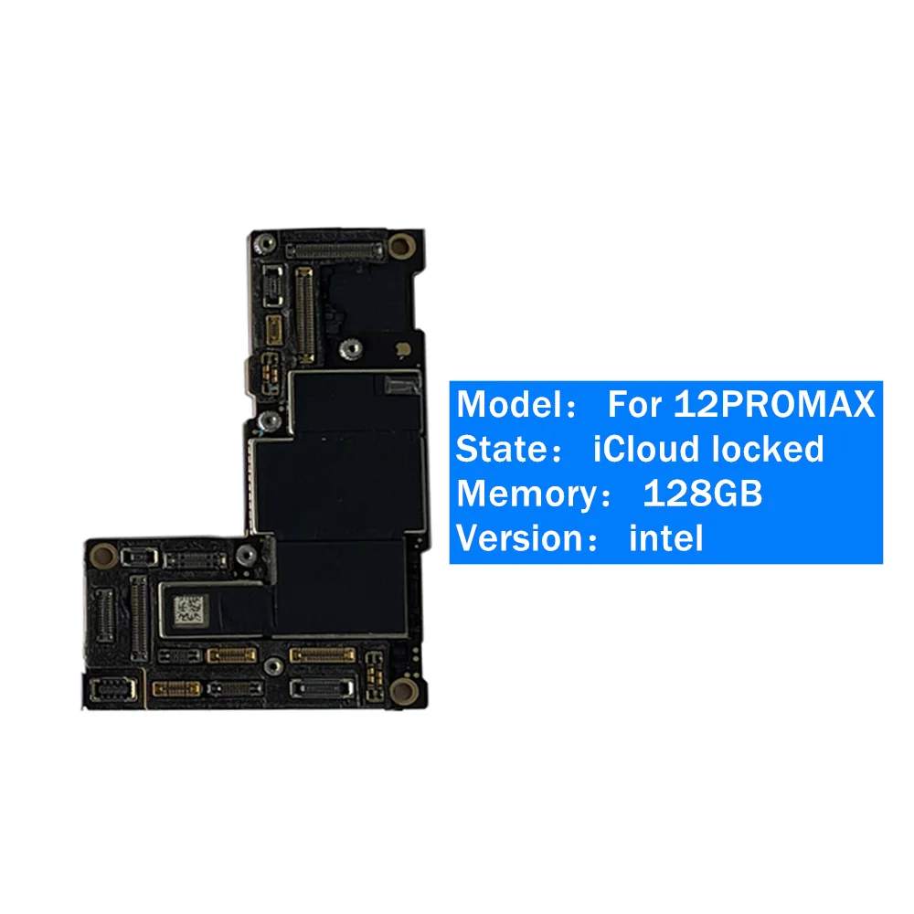 Блокированная материнская плата iCloud ID для iPhone 12 13 mini pro promax Swap Logic Board полное