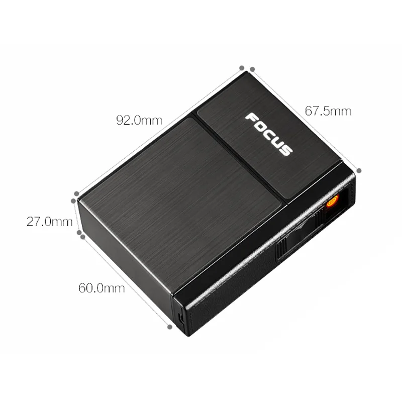 Новинка 2019 20 сигарет с мягким корпусом USB зарядка Креативные мужские сигареты