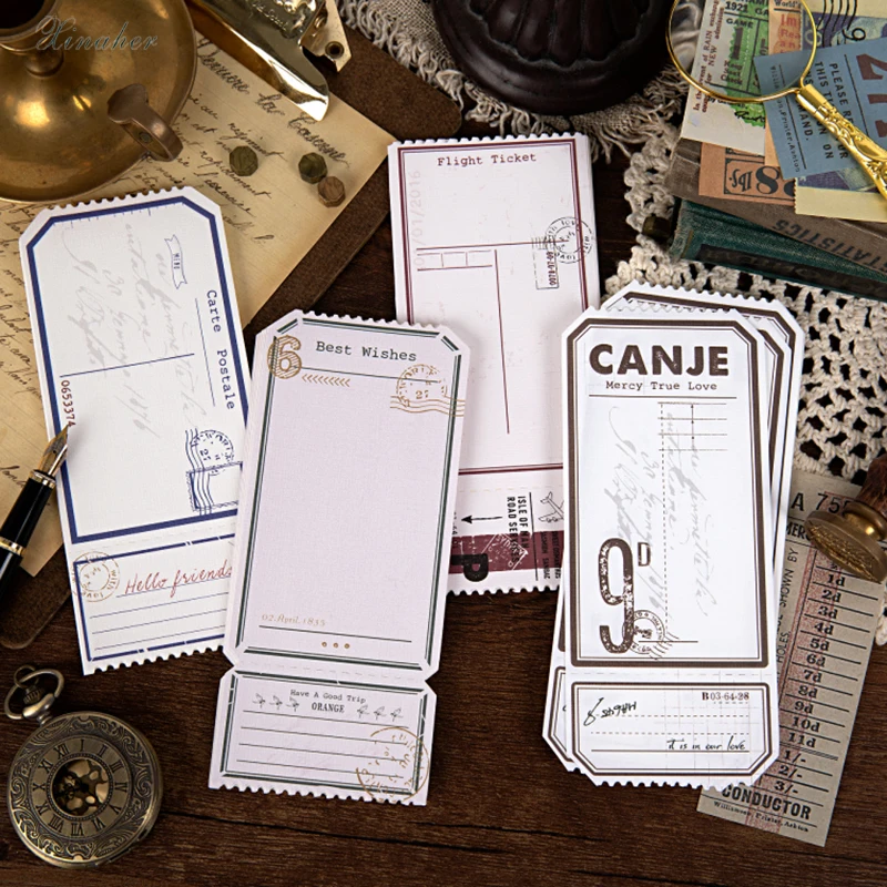 20шт./пакет ручная карточка для мусора дневника путешествий планировщика