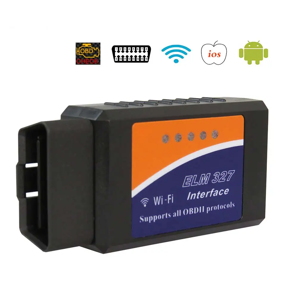 

Автомобильный диагностический сканер с чипом PIC18F25K80 ELM327 V1.5 WIFI OBD2 iOS для iPhone Elm 327 в 1,5 ELM-327 OBD 2 ii диагностический инструмент